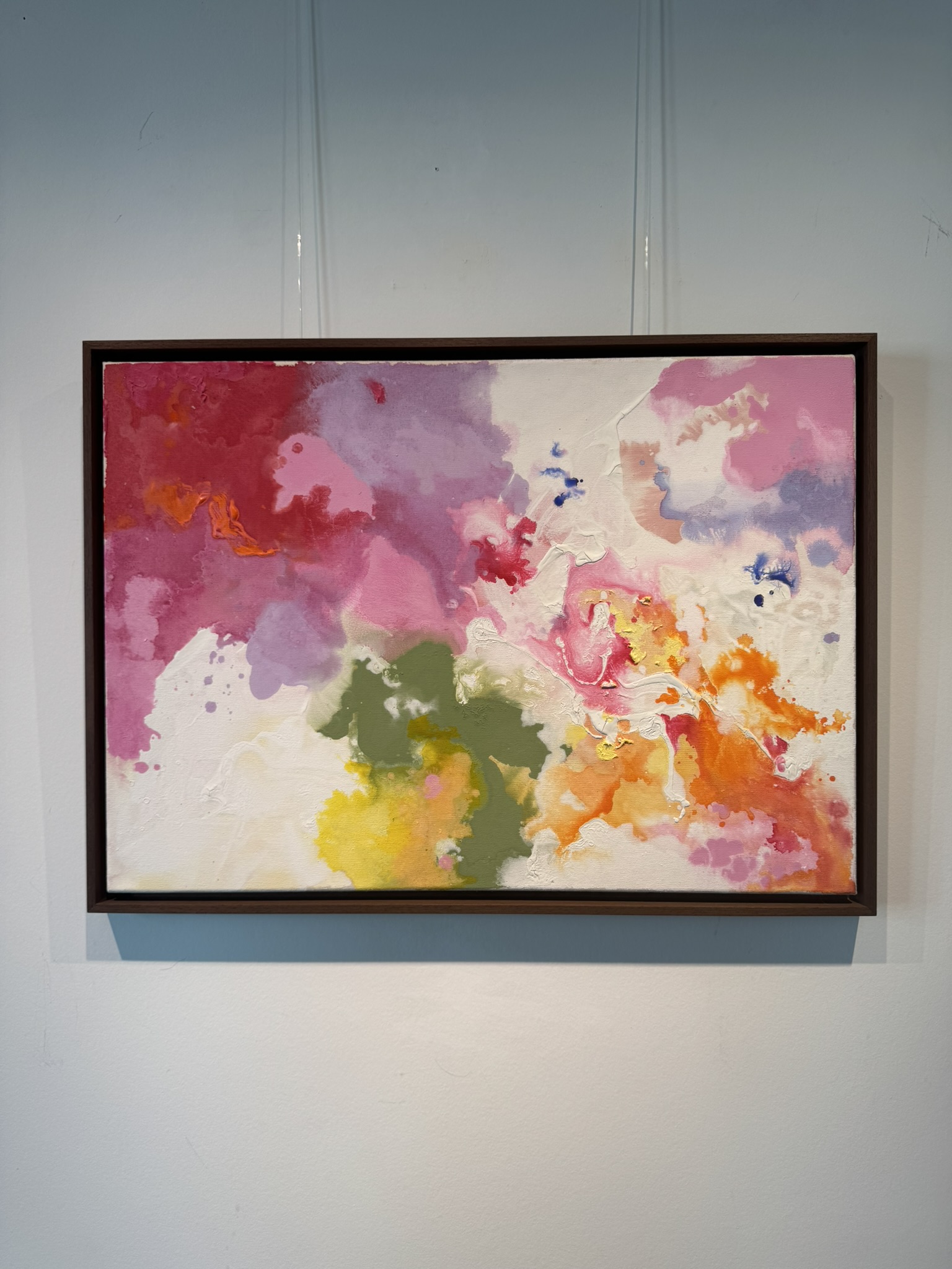 Spielraum - gelöst, 2026, Acryl auf roher Baumwollleinwand